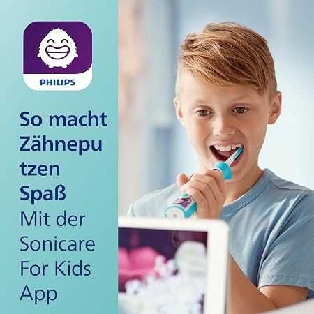 Звукова електрическа четка за зъби за деца 3+ Philips Sonicare HX6322/12