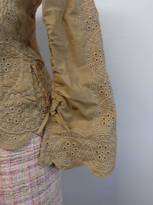 Jacheta Ermanno Scervino broderie anglaise bej marime 44