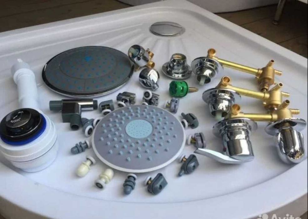 Запчасти для душ кабин и ремонт и обслуживания гидромассажных ванн