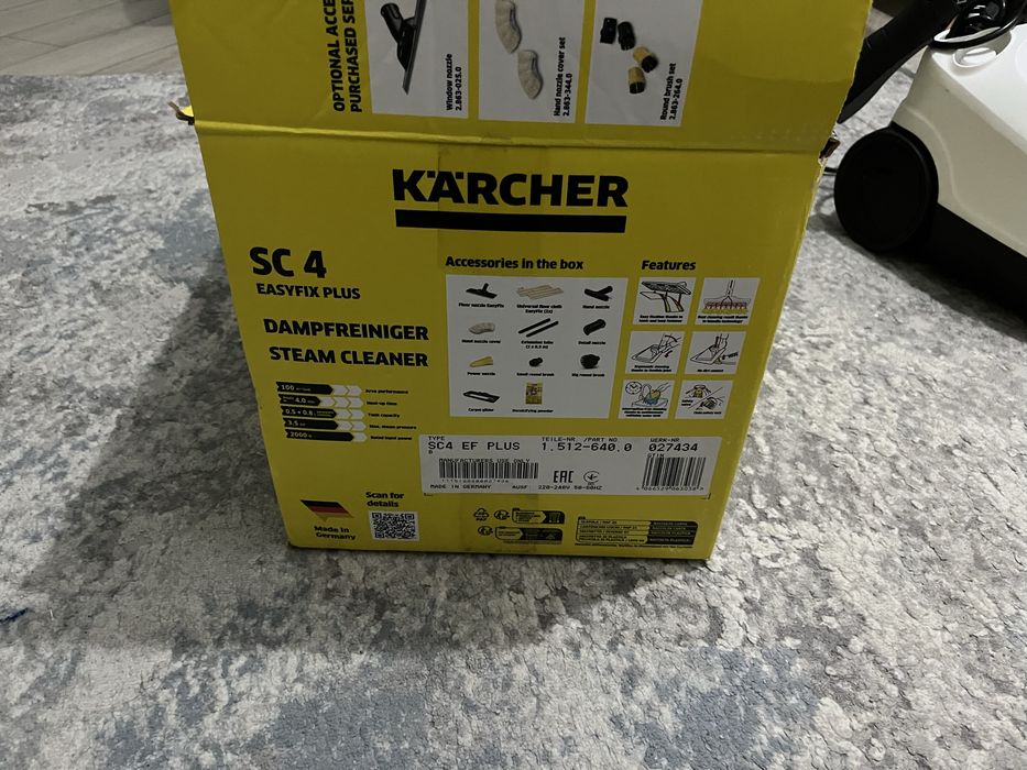 Продам пароочиститель Kärcher SC 4 EasyFix Plus
