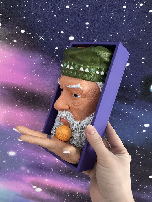 Продам 3D декор для книг вставка Дамблдор