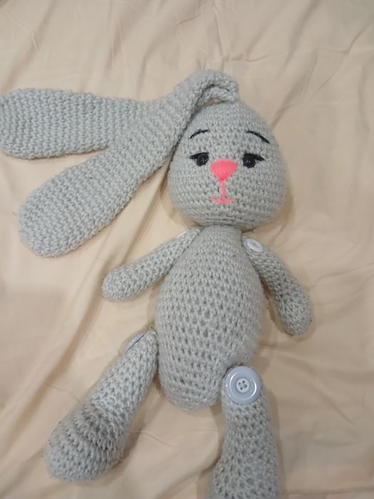 Вязание мягкая игрушка зайчик