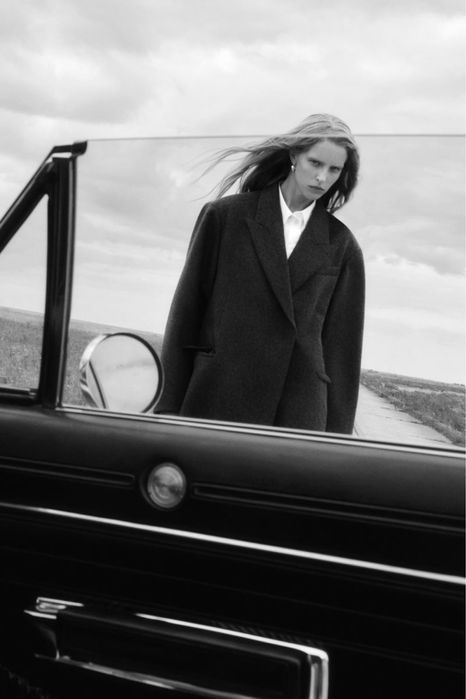 COS wool and cashmere blend oversized coat