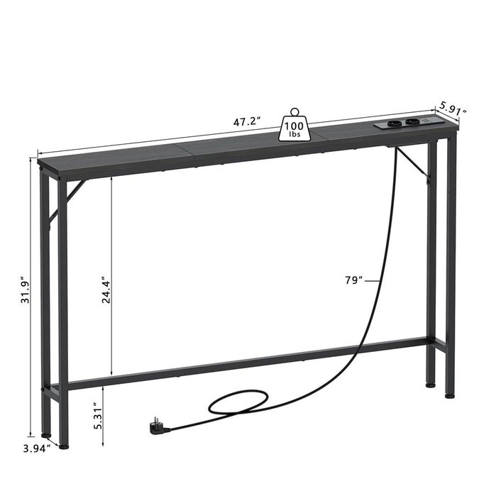 Consola ingusta set 2.4m