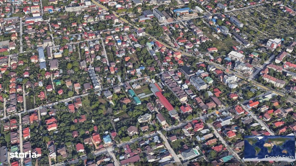 Teren pentru dezvoltare. In zona de case Popesti Leordeni.
