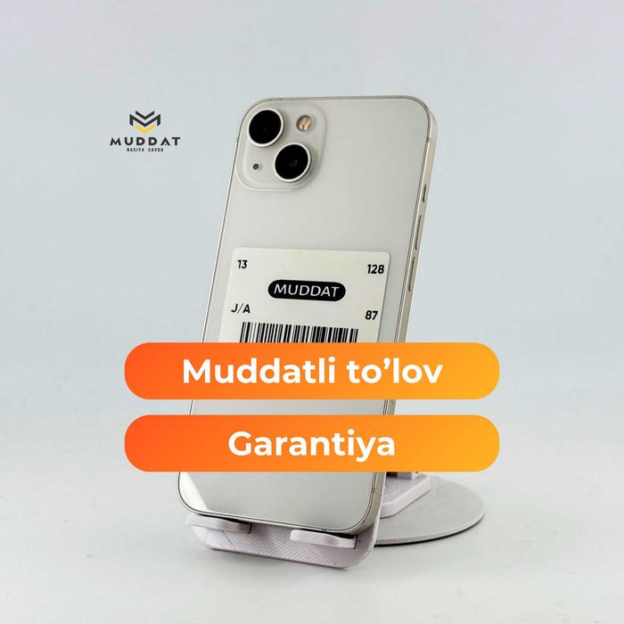 iPhone 13 128GB - muddatli to'lovga kafolat bilan