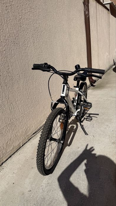 Bicicletă MTB Explore 120 20" alb copii 120-135 cm