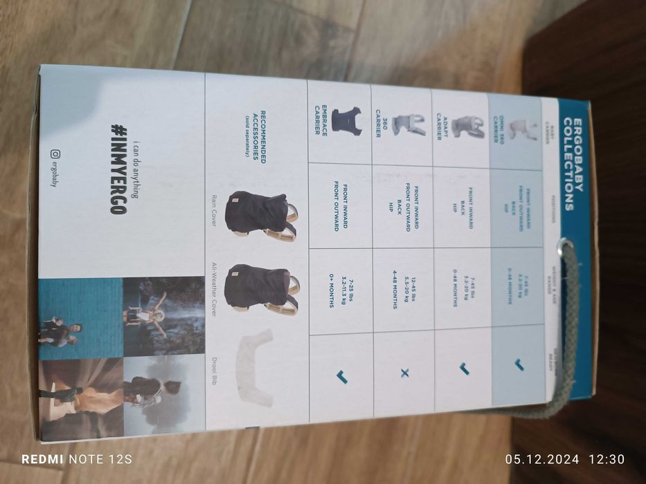 Ергономична раница Ergobaby Omni 360