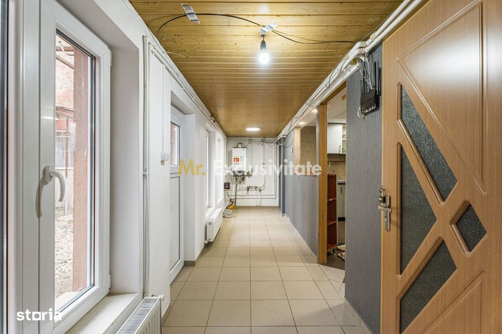 Casa, anexa, hala comerciala închiriată teren 400 mp 7 minute centru