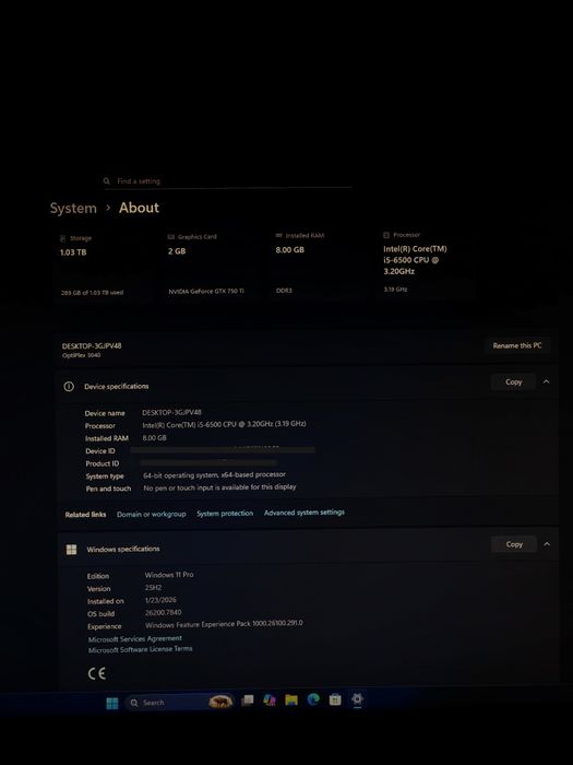 Calculator / PC gaming / office, Dell Optiplex 3040, I5 6500, GTX 750t