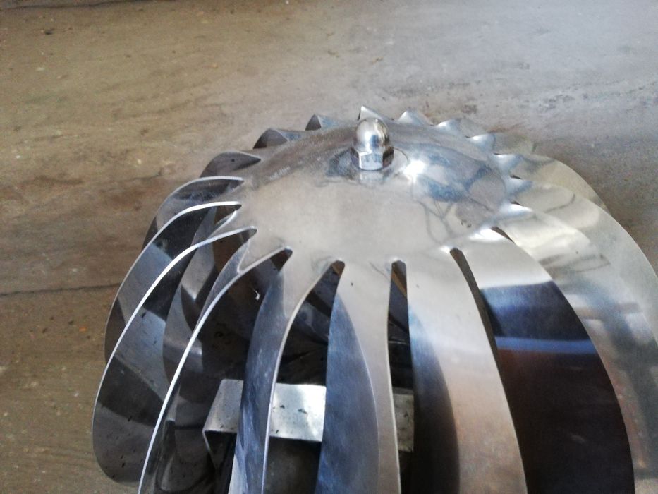 Шапка за комин, Въртяща се, Неръждаема