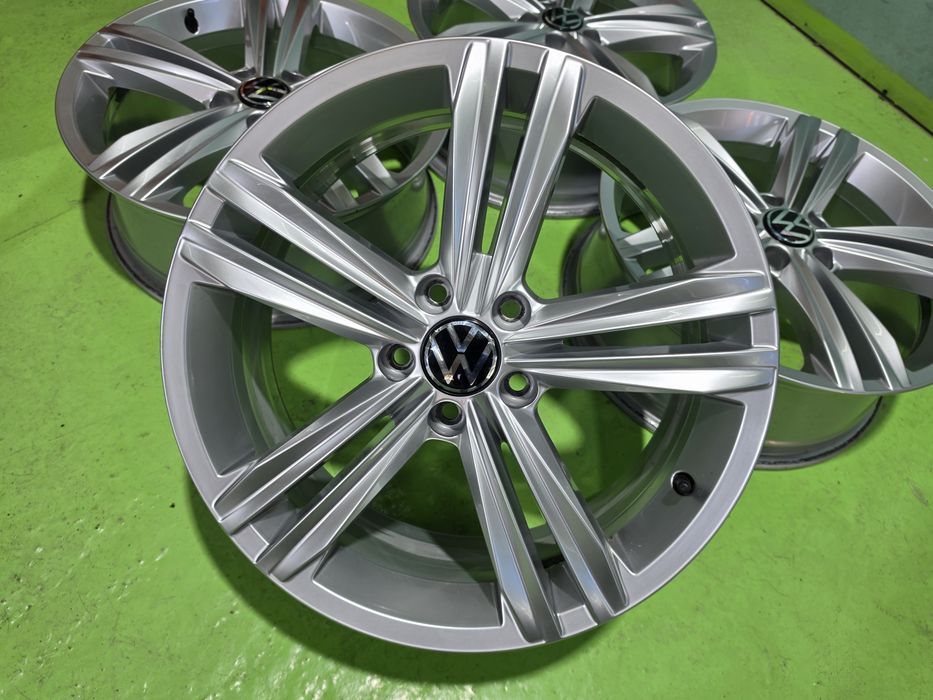 18 5x112 Vw Tiguan лети джанти 5х112 тигуан Touran Caddy Golf Skoda 5х112