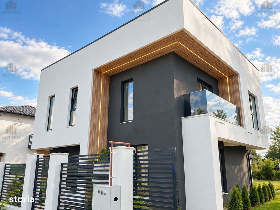 Casă individuală – 5 camere, 3 băi | Comuna Berceni - Curte amenajată