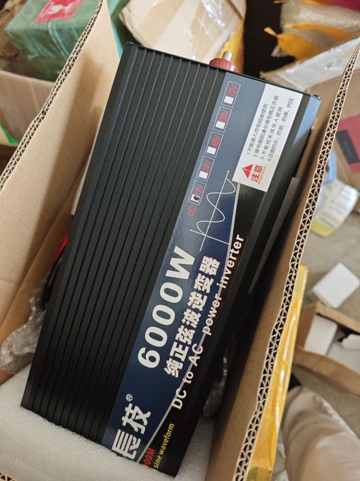 Инвертор синус 6000 ватт 12 в 220 в. Invertor sinus 6000 watt 12 v 220