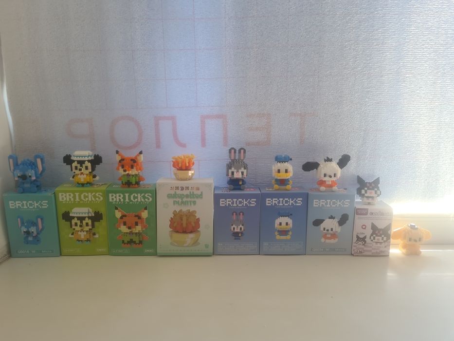 Конструкторы в виде фигур ОДНА ФИГУРКА ПО 500 ТГ А НЕ ВСЕ ПО 500 ТГ !!