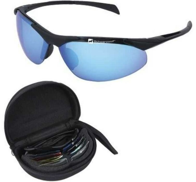 Ochelari de soare ciclism, cu lentile intersch UV 400 Schwarzwolf
