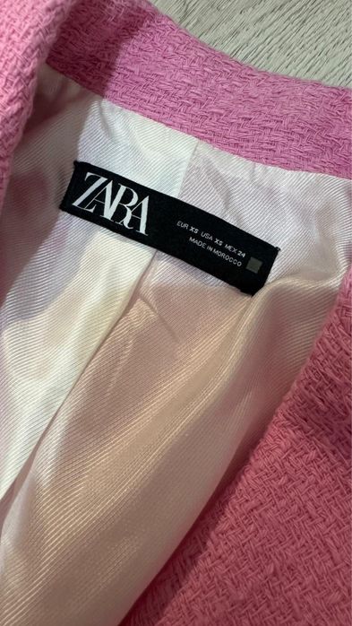 Sacou Zara din tweed