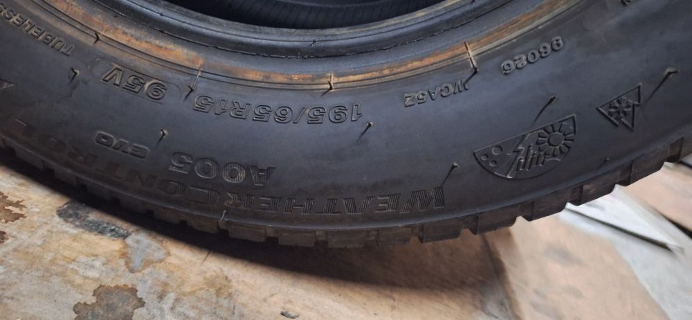 7мм! 195 65 15 Bridgestone weather control A005