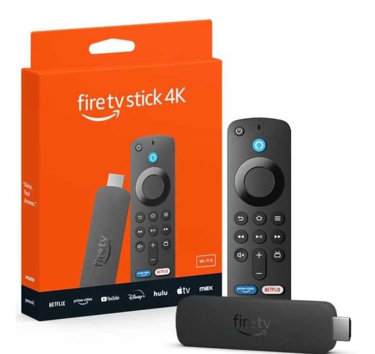Media player Amazon Fire TV Stick 4K (2024), Wi-Fi, Alexa, Negru