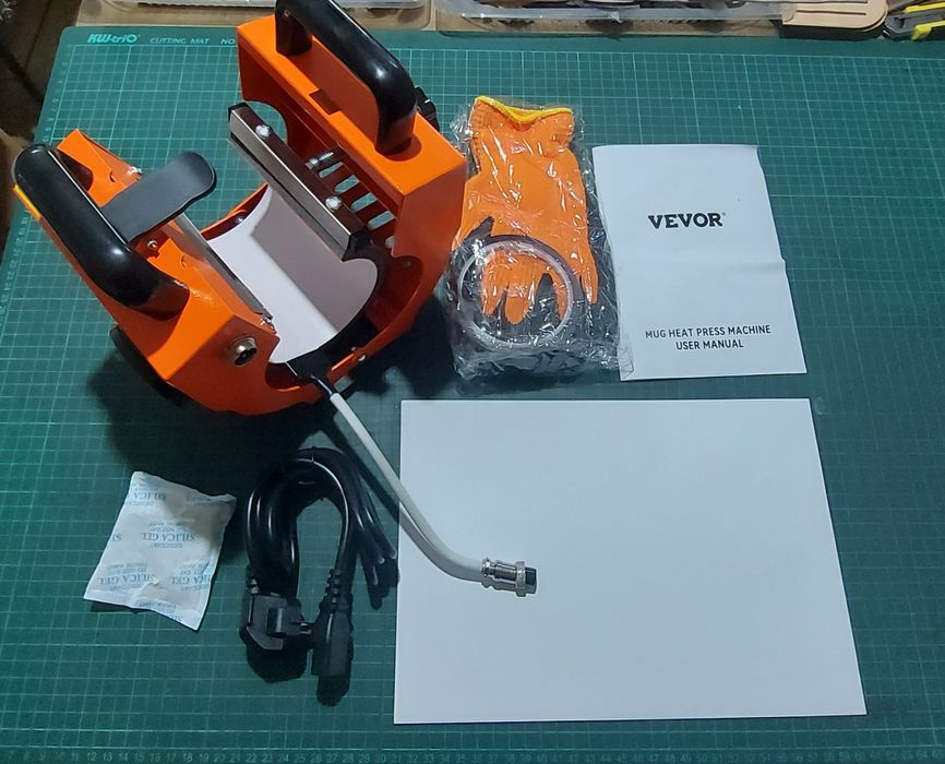 Хоризонтална термопреса за сублимация на чаши