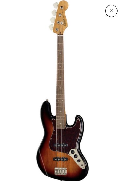 Pachet Jazz bass Squier CV 60’s plus amplificator ibanez mini si husa