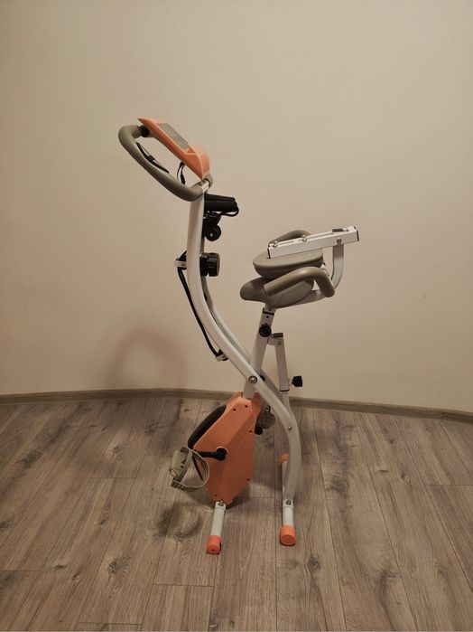 Bicicleta pliabila stationara  cu elastice pentru brate