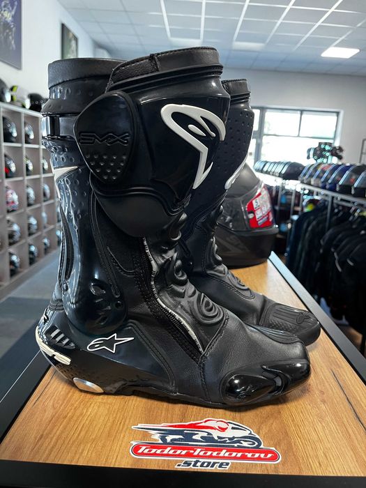 Мото Ботуши ALPINESTARS Supertech Black,номер 40,100% оригинални