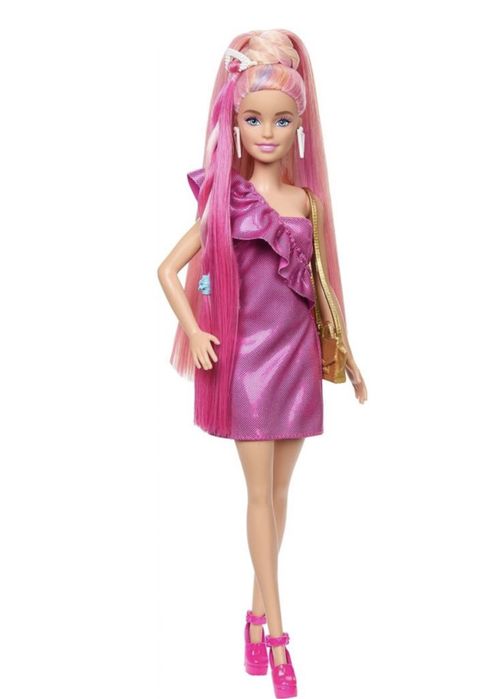 Кукла Барби с екстеишъни и аксесоари за коса и допълнителни аксесоари