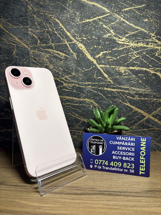 Iphone 15/128Gb/Garantie 2Ani Centrul de Telefoane/Rate