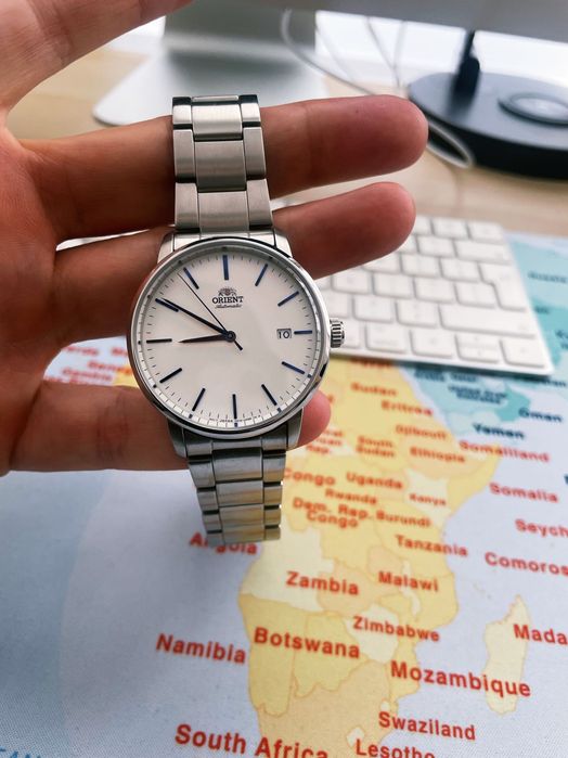 Мъжки автоматичен часовник ORIENT Automatic с метална верижка