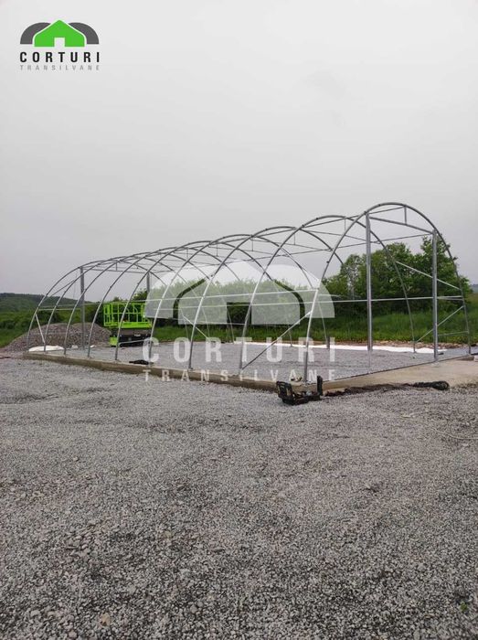 Cort industrial semirotund -  9,15 x 16 x 4,5 (m)