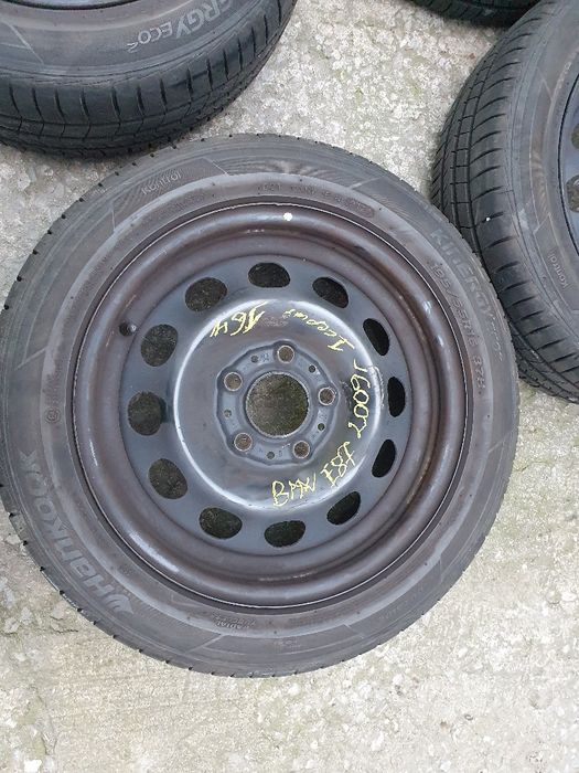 4бр стоманени джанти за БМВ серия 1 /  6.5ж Х16/ ет 42/ 5Х 120/