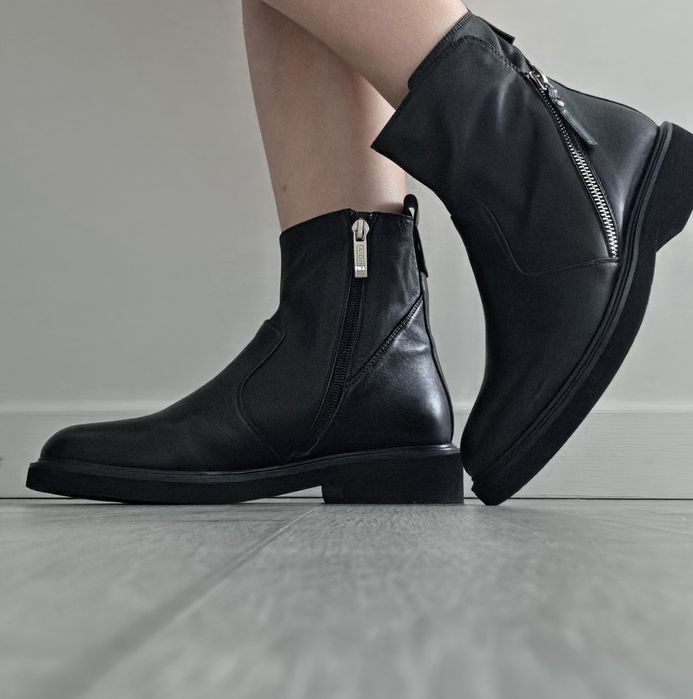 Ботинки женские кожаные