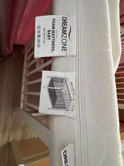 Бебешка кошара IKEA GULLIVER 60/120 + матрак + протектор