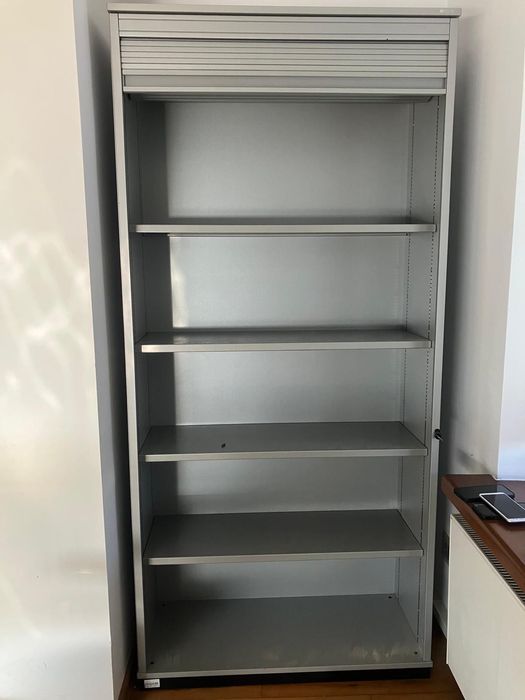 Dulap VARIO biblioraft cu polite metalice si usi rulou 213x100x42