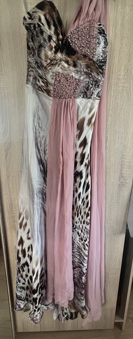 Бална рокля сатен дълга