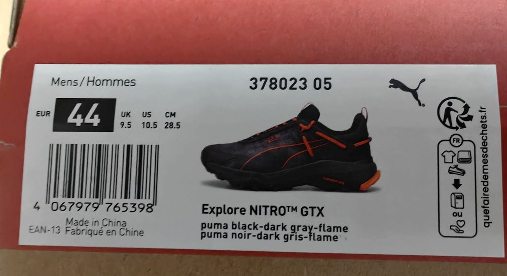 Мужские россовки PUMA Explore NITRO (GORE-TEX)