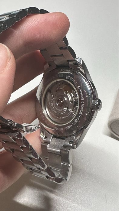 Часы Hamilton Jazzmaster Viewmatic Automatic (оригинал, сапфир, сталь)