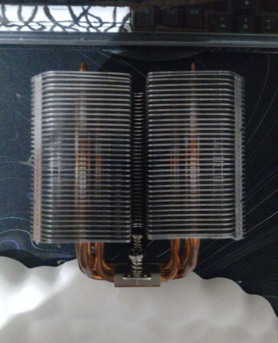 Башенный куллер 6 теплотрубок и винт с аргб подстветкой