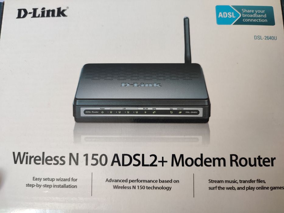 Роутер D-Link DSL-2640U