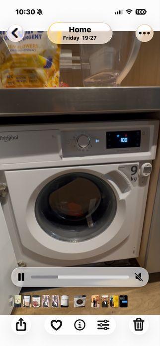 Пералня Whirlpool 9 кг – Inverter – Тиха – Отлично състояние