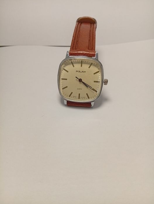 Руски мъжки ръчен кварцов часовник  POLJOT  ПЛЕТ.
