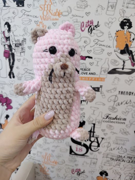 Мягкая ручная работа  котик