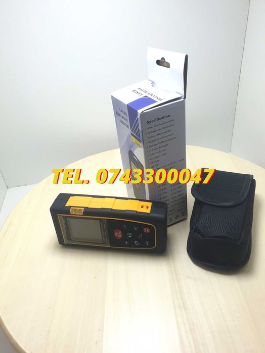 Ruleta  Telemetru Laser Verde 40m