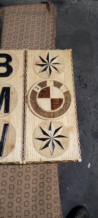 Продам резные нарды BMW