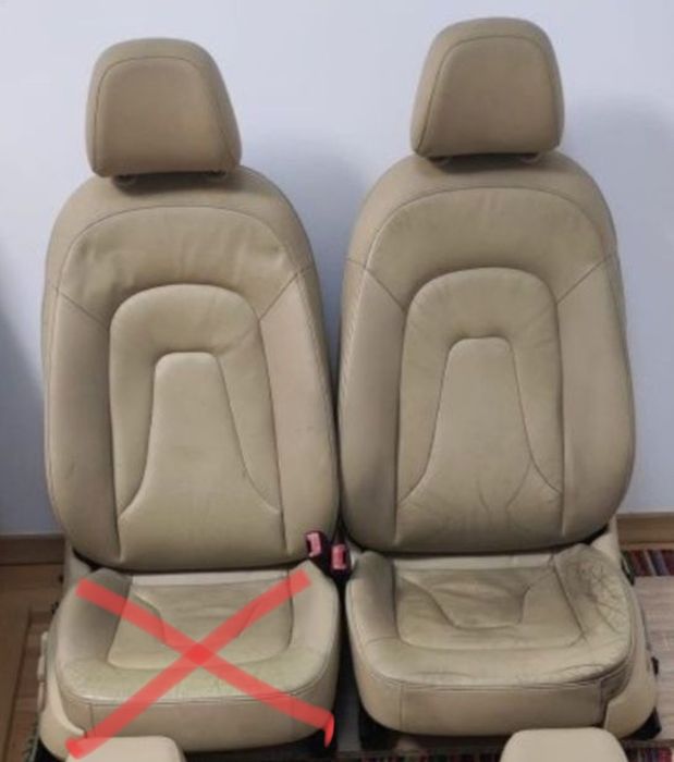 Dezmembrez scaune airbag piele motorase electrice Audi A4 b8 A5