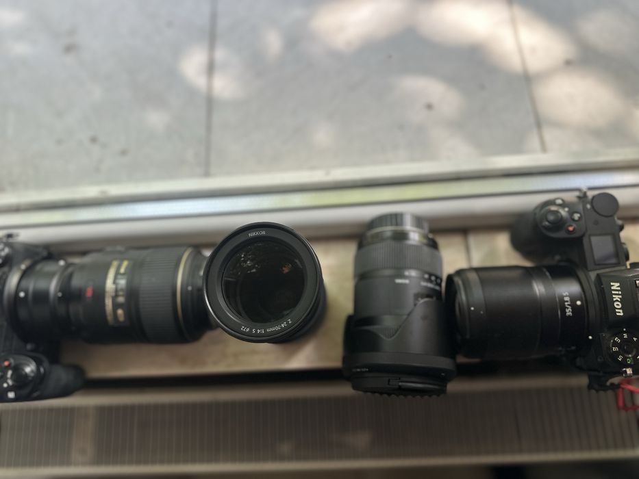 Obiective  Nikon Z  seria S 35mm 1.8s 24-70mm 4s  105mm 2.8  art f1.8 18-35mm