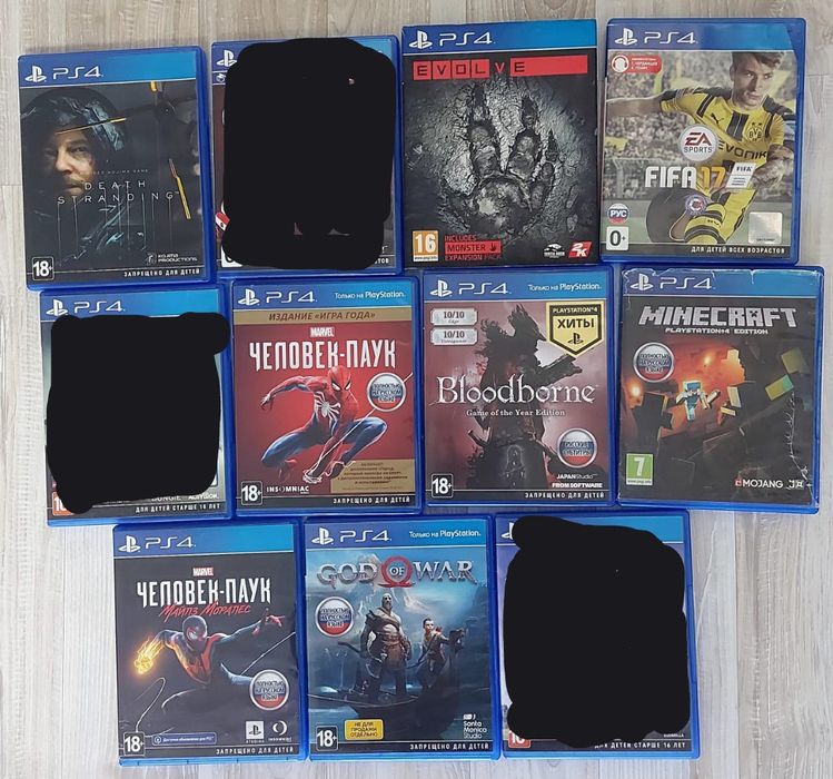 Игровые диски для PS4