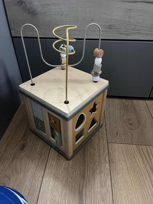 Дървен Мултиактивен Куб на Little Dutch