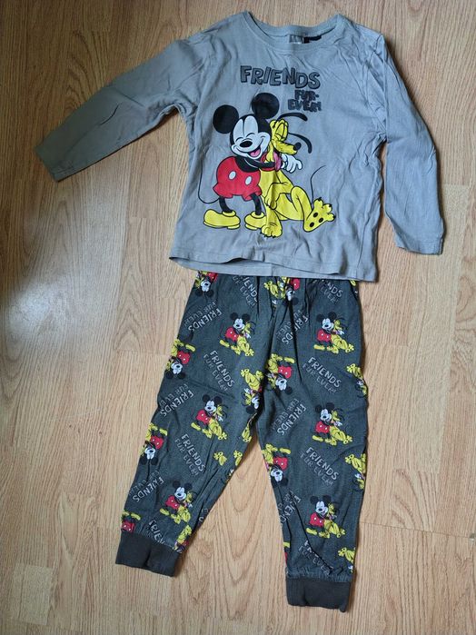 4 комплекта пижами с дълъг ръкав размер до 104 см. - Mickey Mouse, Looney tunes, Waikiki
